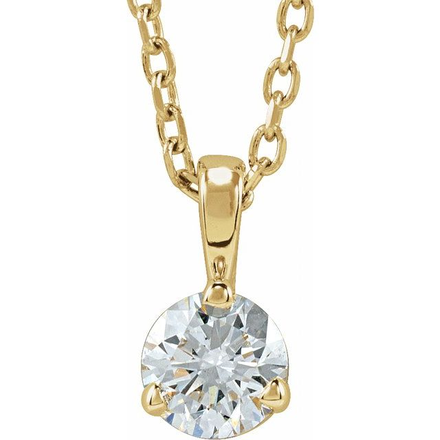 1/4 CTW Lab-Grown Diamond 18" Necklace