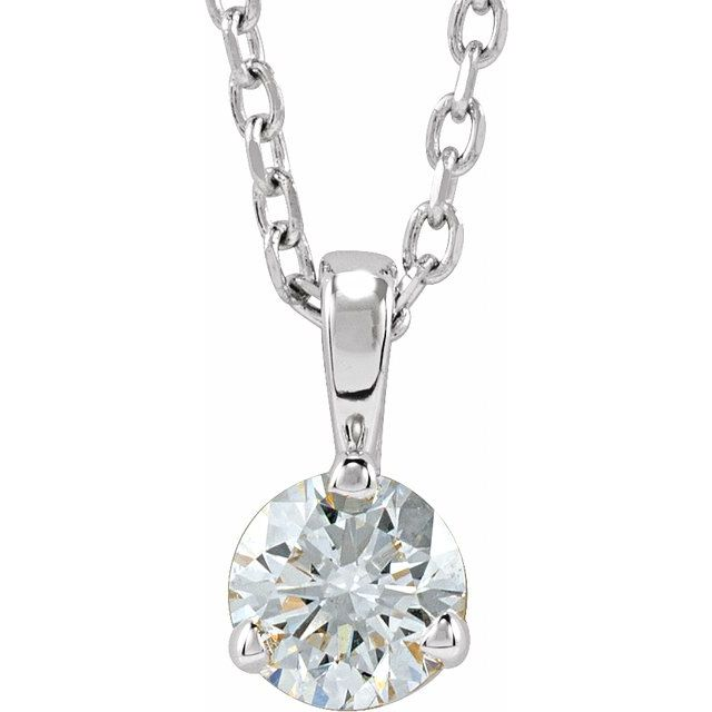 1/4 CTW Lab-Grown Diamond 18" Necklace